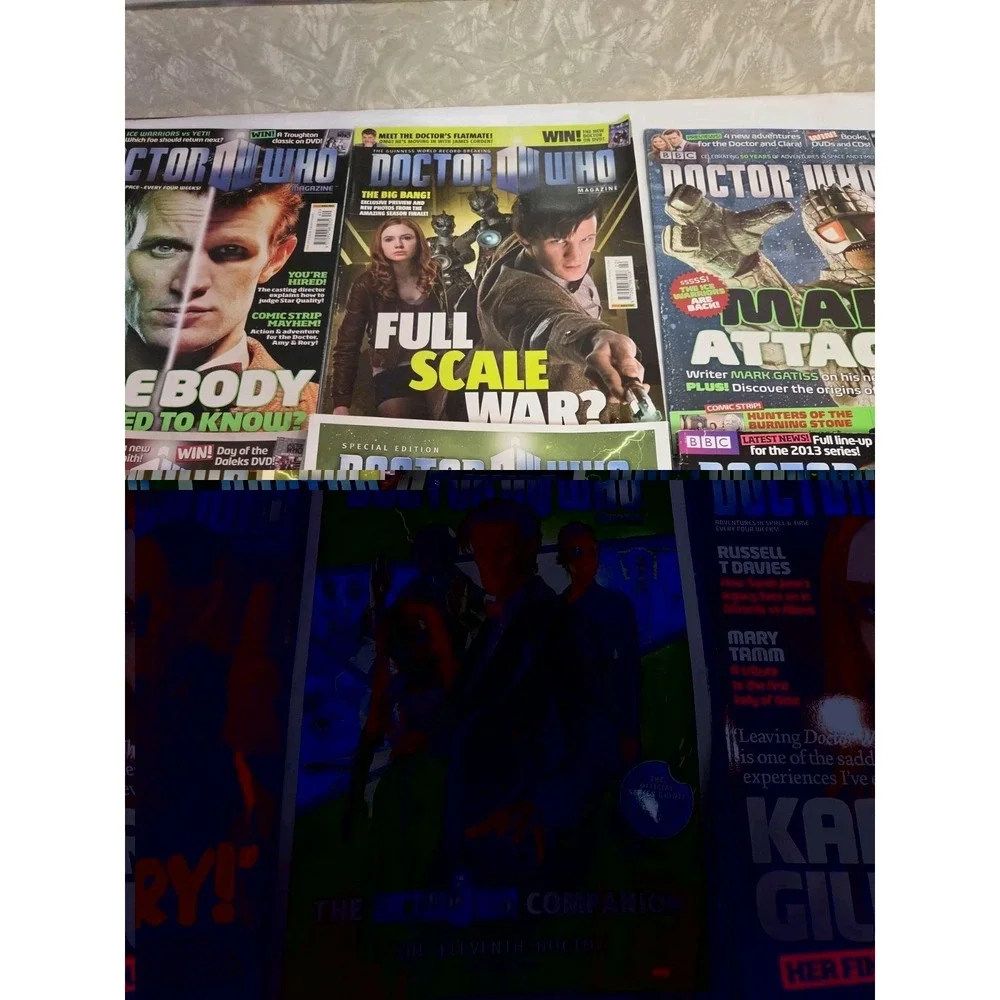 Doctor Who BBC Magazine Lot Of 6 Sci-Fi Mystery